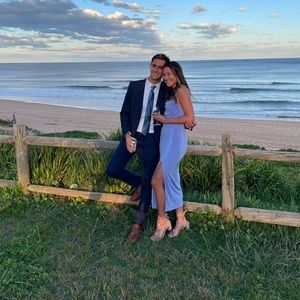 Hello Molly WHATS HAPPENING MIDI DRESS SKY BLUE